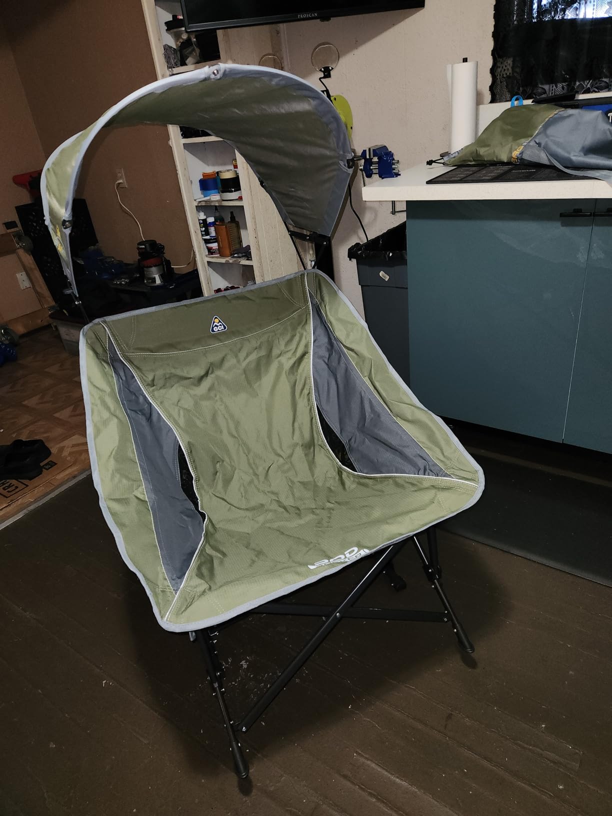 GCI Outdoor Pod Rocker Outdoor Rocking Chair with SunShade Canopy customer photo 1