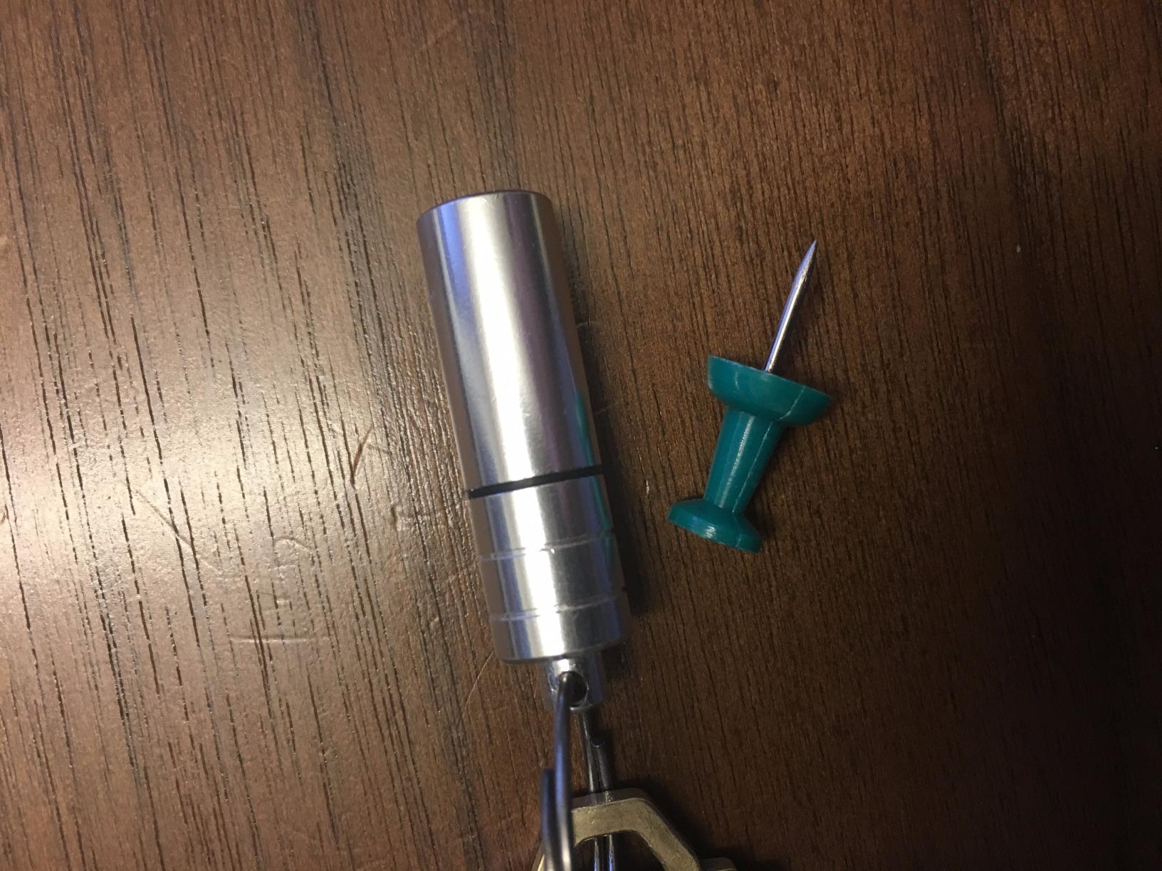 Ezy Dose Locking Pill Container, Small Travel Canister with Keys customer photo 2