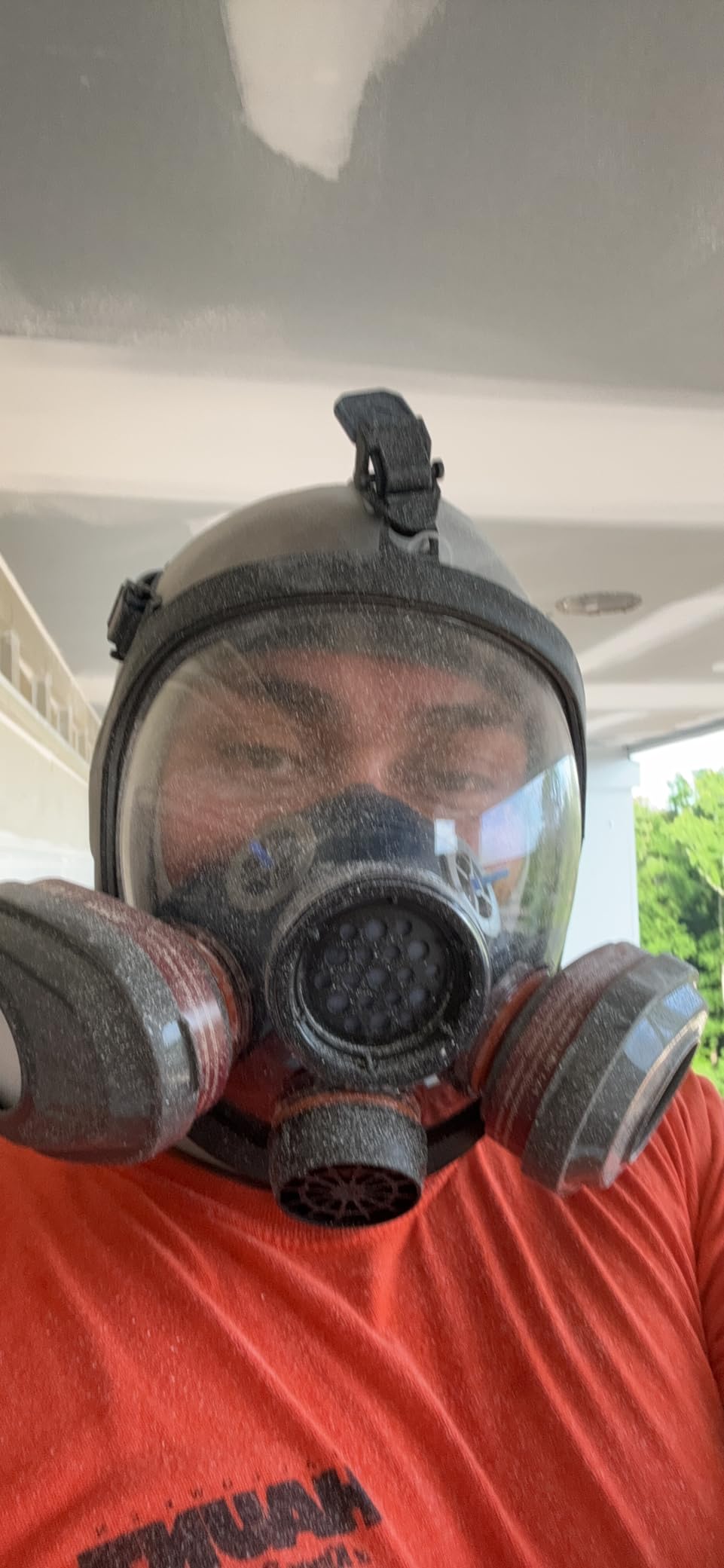 Parcil Distribution Full Face Respirator Mask - Air Purifying, Organic Vapor & Particulate - Industrial Use - CE Tested customer photo 2