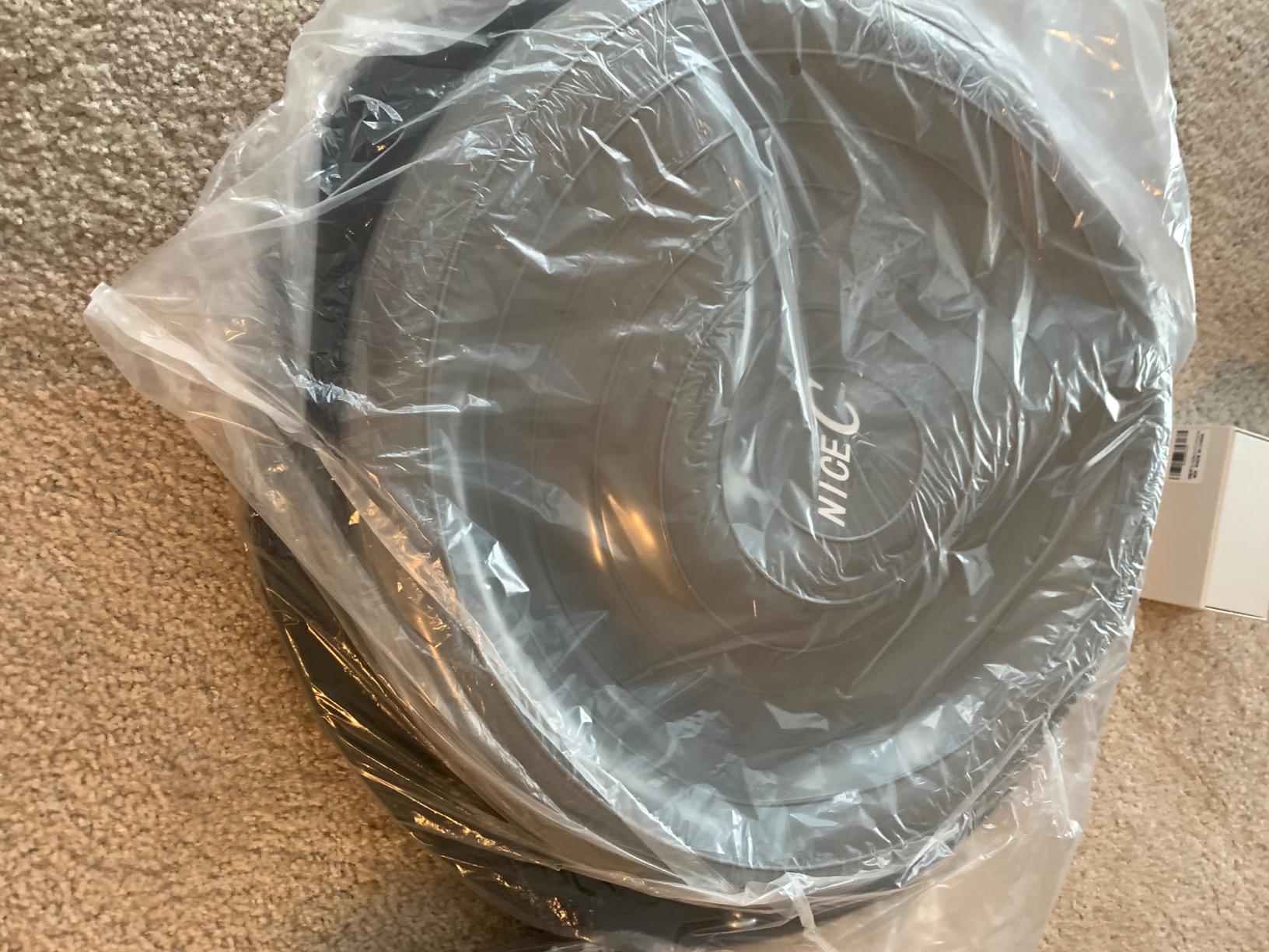 Nice C Balance Ball, Half Ball, Balance Ball, Exercise Workout Trainer, with Resistant Band, Strength Fitness Yoga with Bonus Foot Pump customer photo 1