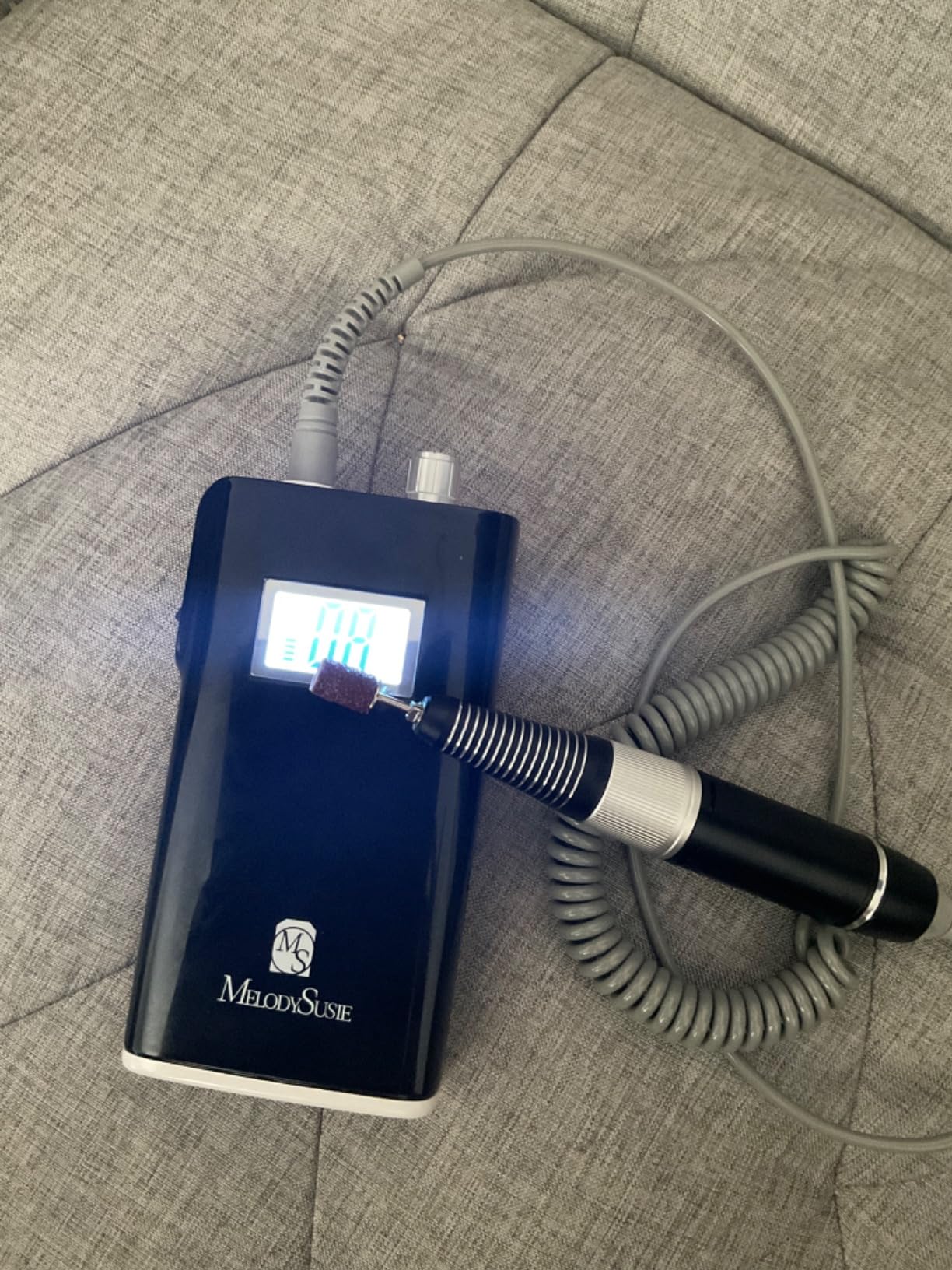MelodySusie Portable Clip-On Nail Drill SC320H for Gel Removal & Nail Prep customer photo 1