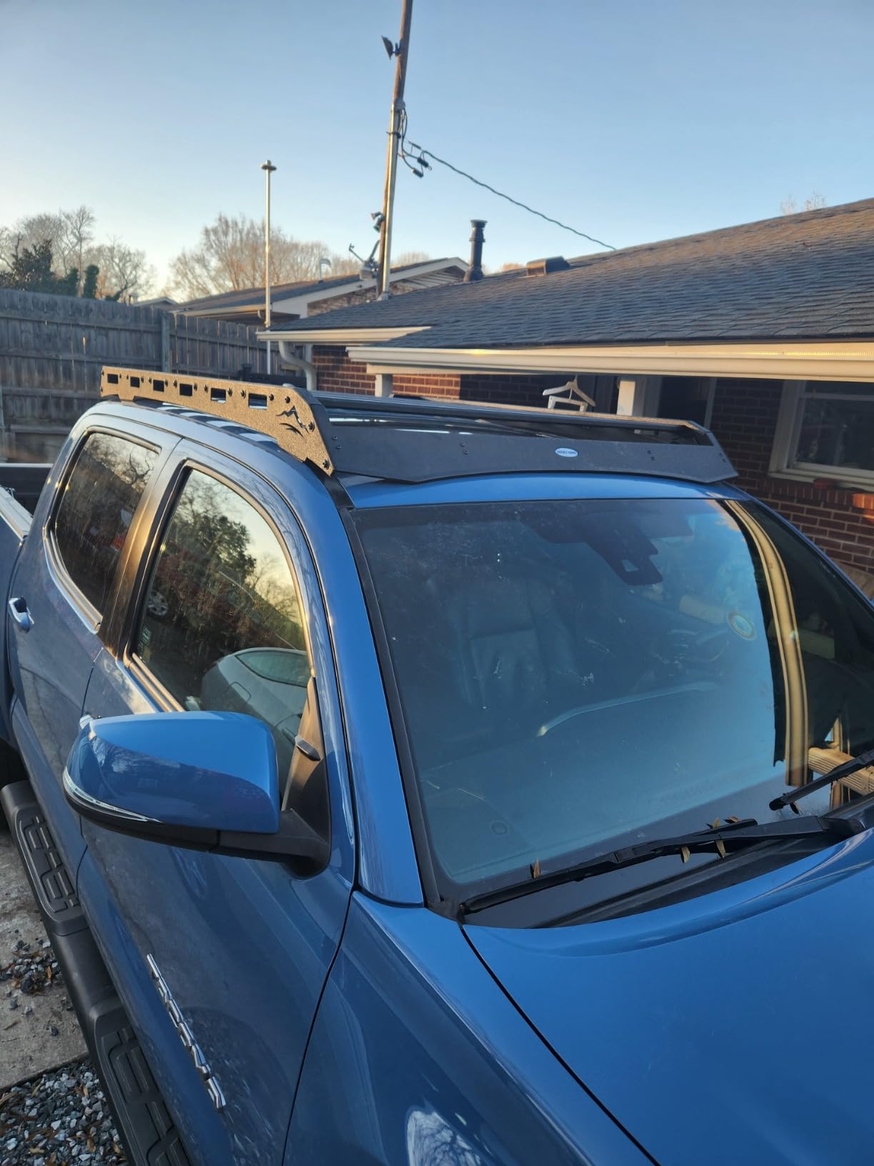 Hooke Road Tacoma Roof Rack Aluminum Crsssbars for 2005-2023 Toyota Tacoma 2nd 3rd Gen (Double Cab Only), Overland Cargo Carrier Basket customer photo 1
