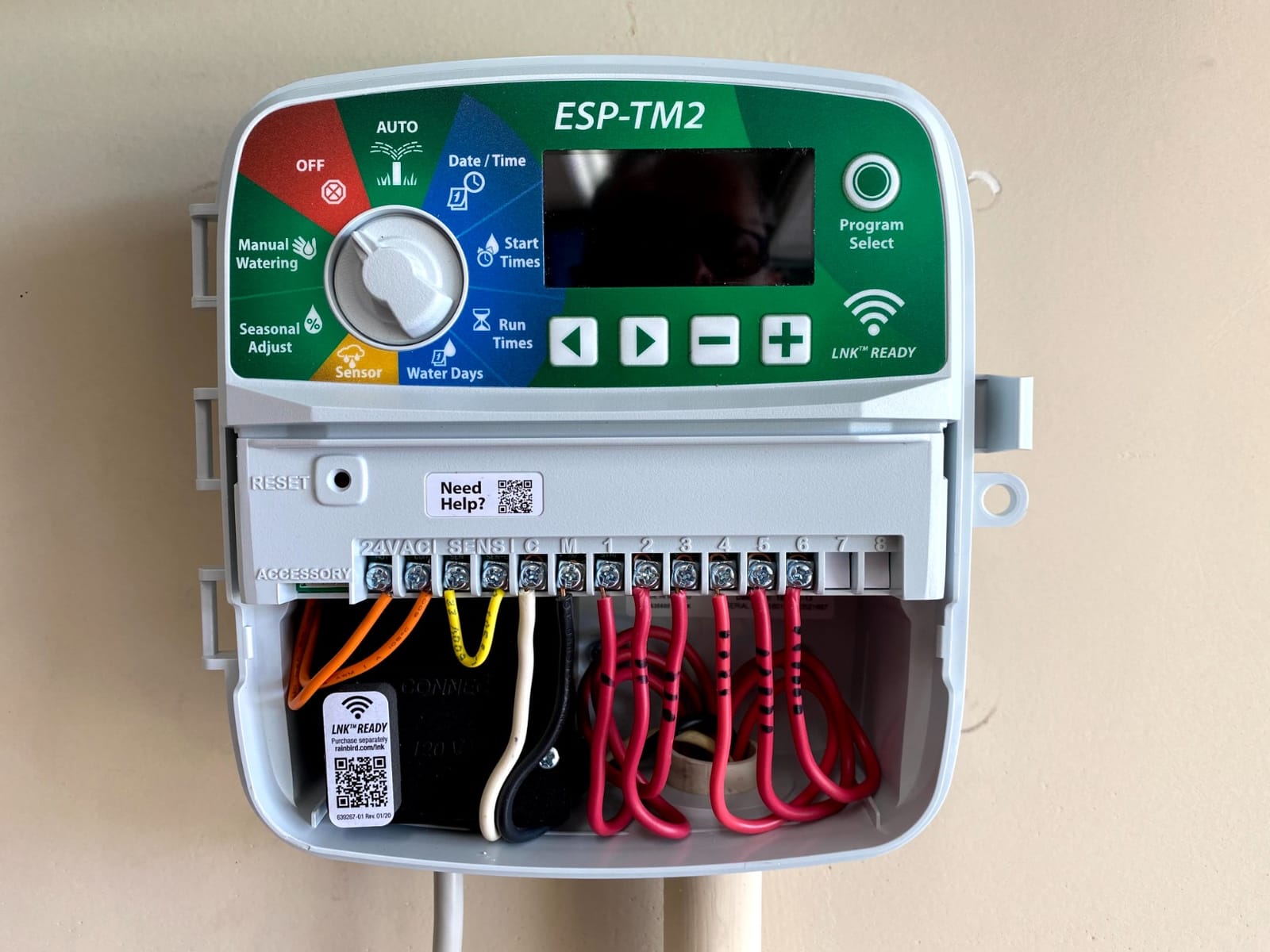 Rain-Bird ESP-TM2 Indoor Outdoor Irrigation WiFi Zone Controller Timer Box and Link Lnk WiFi Mobile Wireless Smartphone Upgrade Module Sprinkler System (6 Zone) customer photo 2