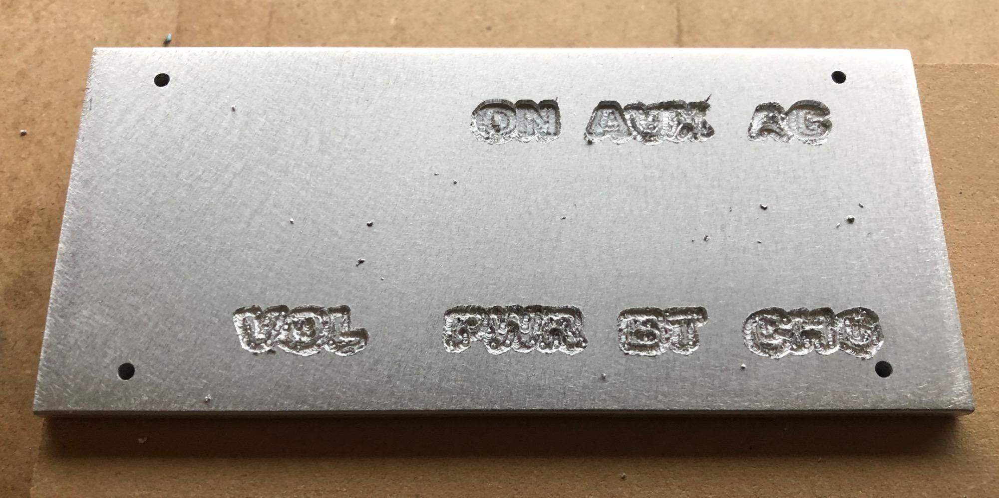Amana Tool Spektra Extreme Tool Life Coated Solid Carbide Signmaking and Engraving Router Bit, 45611-K, 15 Degree Engraving 0.005 Tip Width x 1/4 Shank x 2-1/4 Inch Long customer photo 1