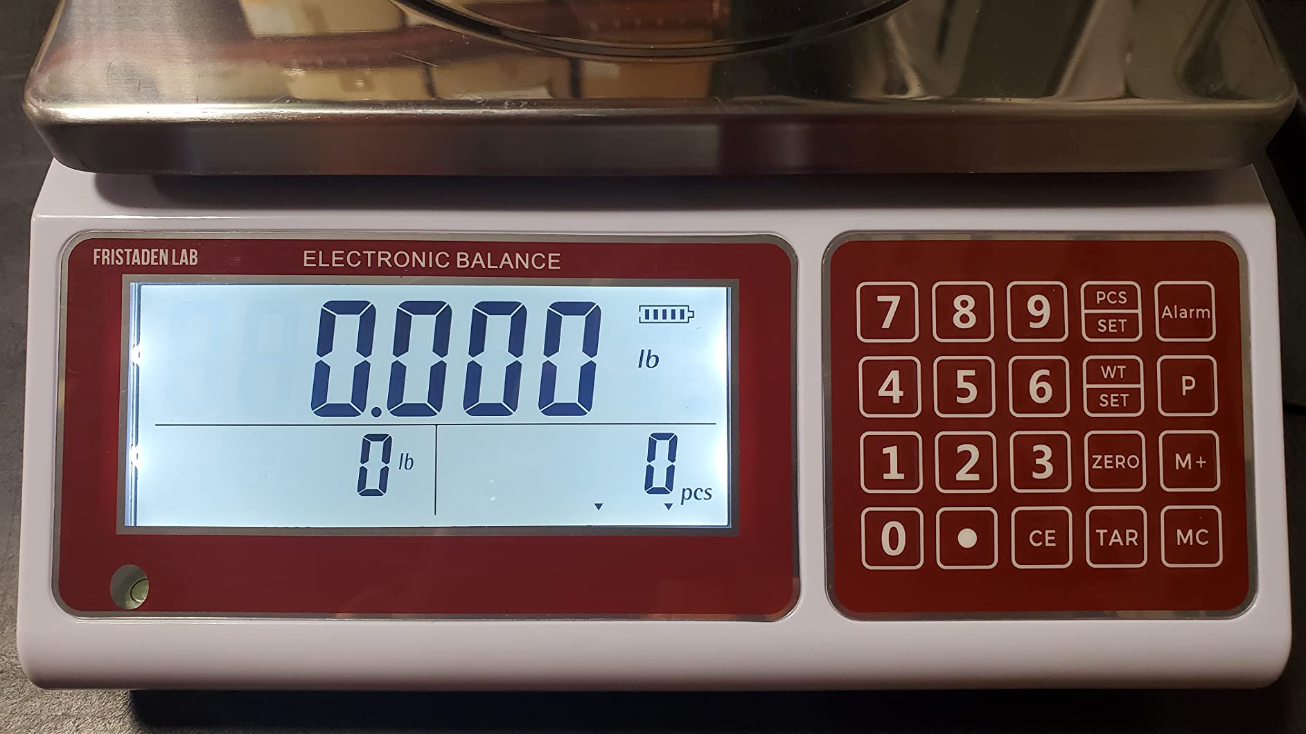 Fristaden Lab Industrial Counting Scale | 30 kg x 0.5 g customer photo 2