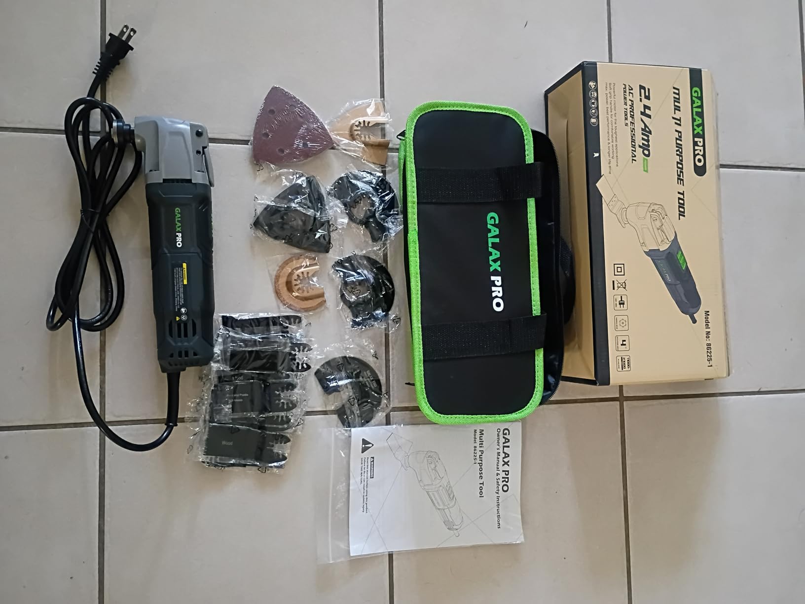 GALAX PRO Oscillating Multi-Tool Corded 2.4A, 28pcs Accessories customer photo 2