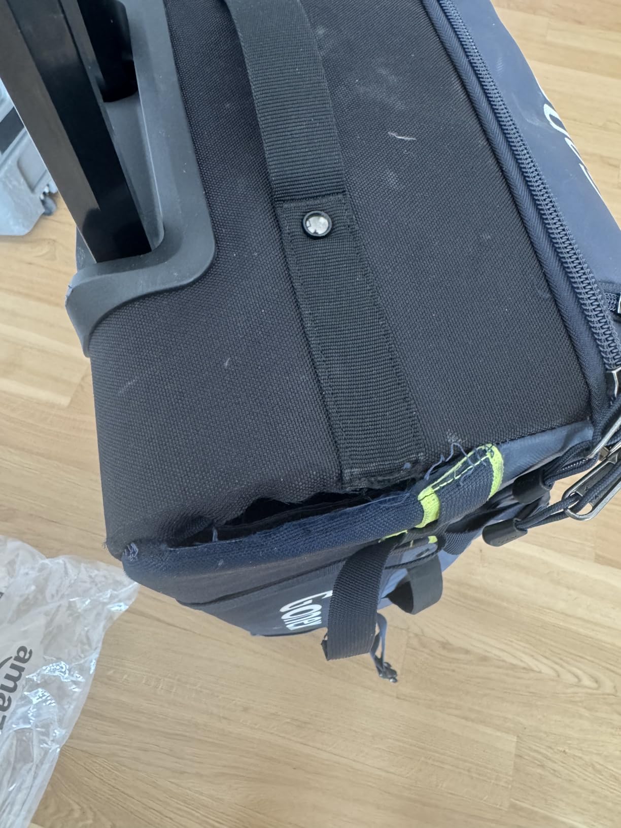 Gonex Rolling Duffle Bag with Wheels, Waterproof PVC Luggage, 25 in, Olive customer photo 2