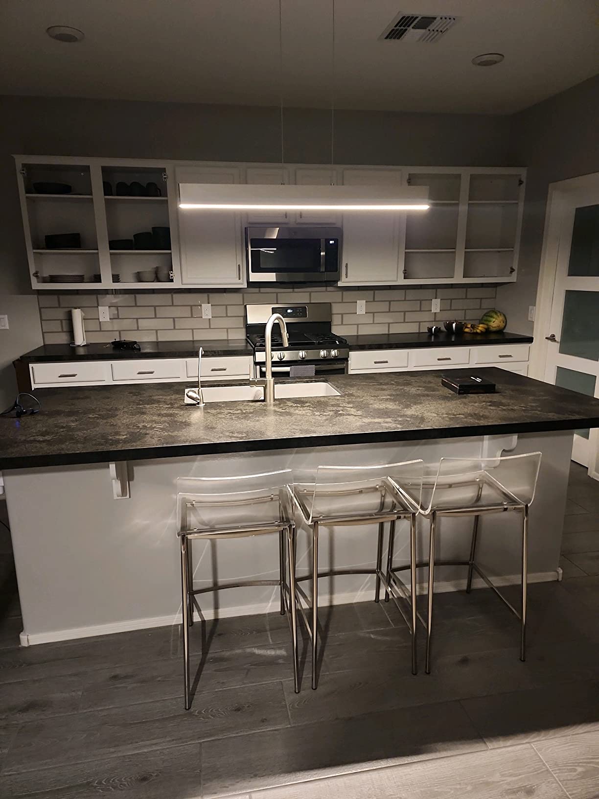JONATHAN Y Draper 1-Light LED Linear Pendant 40