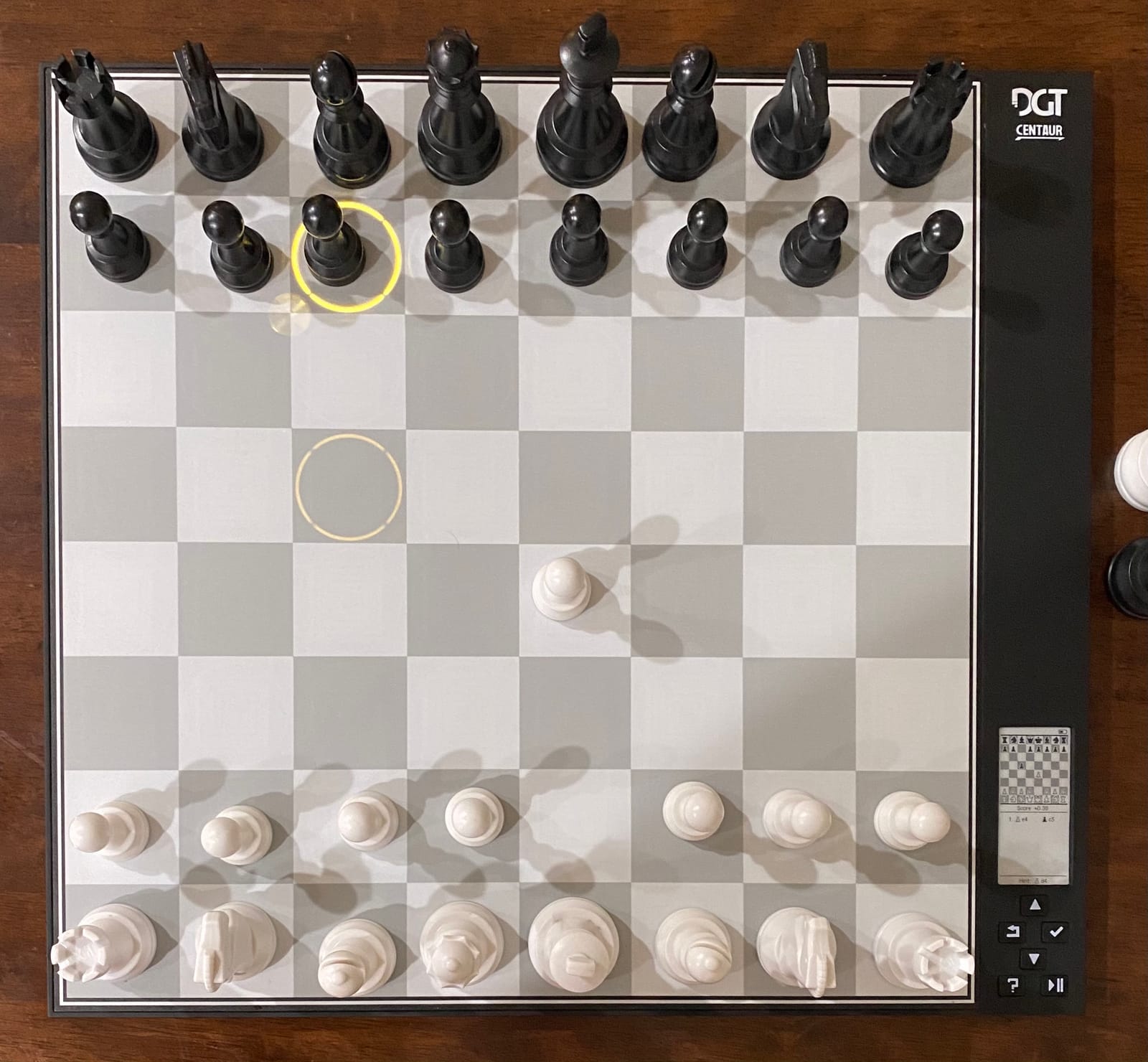 Dgt Centaur 40 x 40cm Chess Computer | LED move indicators, weighted pieces, e-paper display, rechargeable power customer photo 2