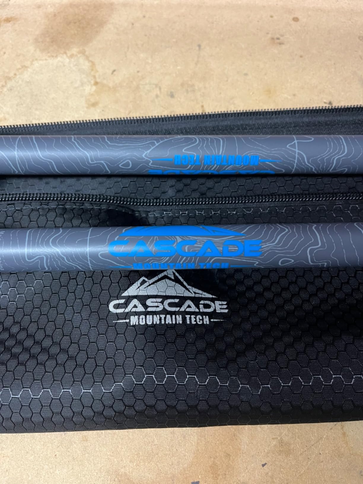 Cascade Mountain Tech Trekking Poles - Carbon Fiber Walking or Hiking Sticks with Quick Adjustable Locks customer photo 2