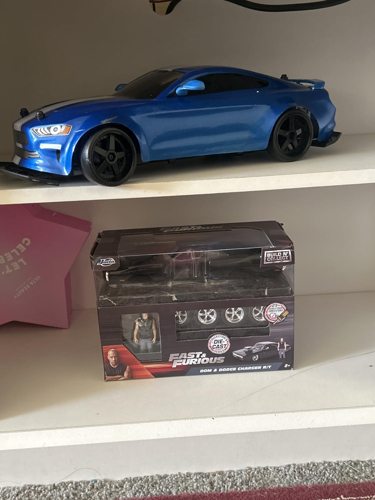 Jada Toys Fast & Furious Dom & Dodge Charger R/T, 1:24 Scale Build n' Collect Die-Cast Model Kit with 2.75