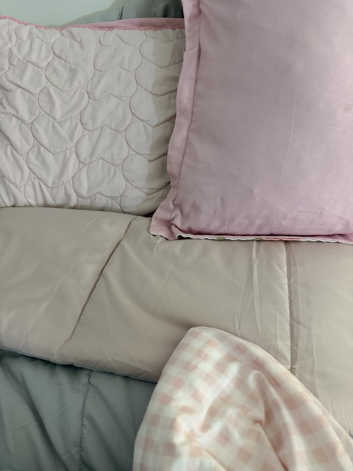 Down Alternative Comforter White King Size - All Season Duvet Insert | 102x90 inches, Soft Bed Comforter, Luxury, Hotel, Breathable bedding, Reversible, Winter Summer Warm customer photo 2