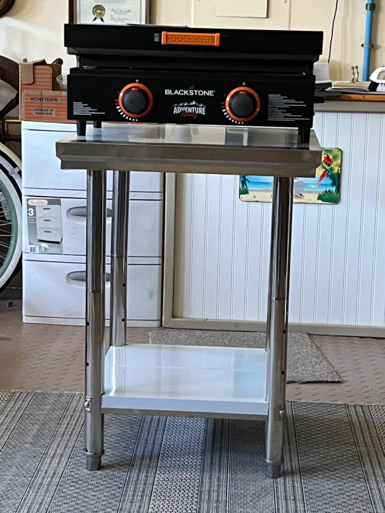 Vevor Stainless Steel 900x600x800 mm Commercial Kitchen Prep & Heavy Duty Metal Work Table with Adjustable Feet for Restaurant, Home and Hotel customer photo 1
