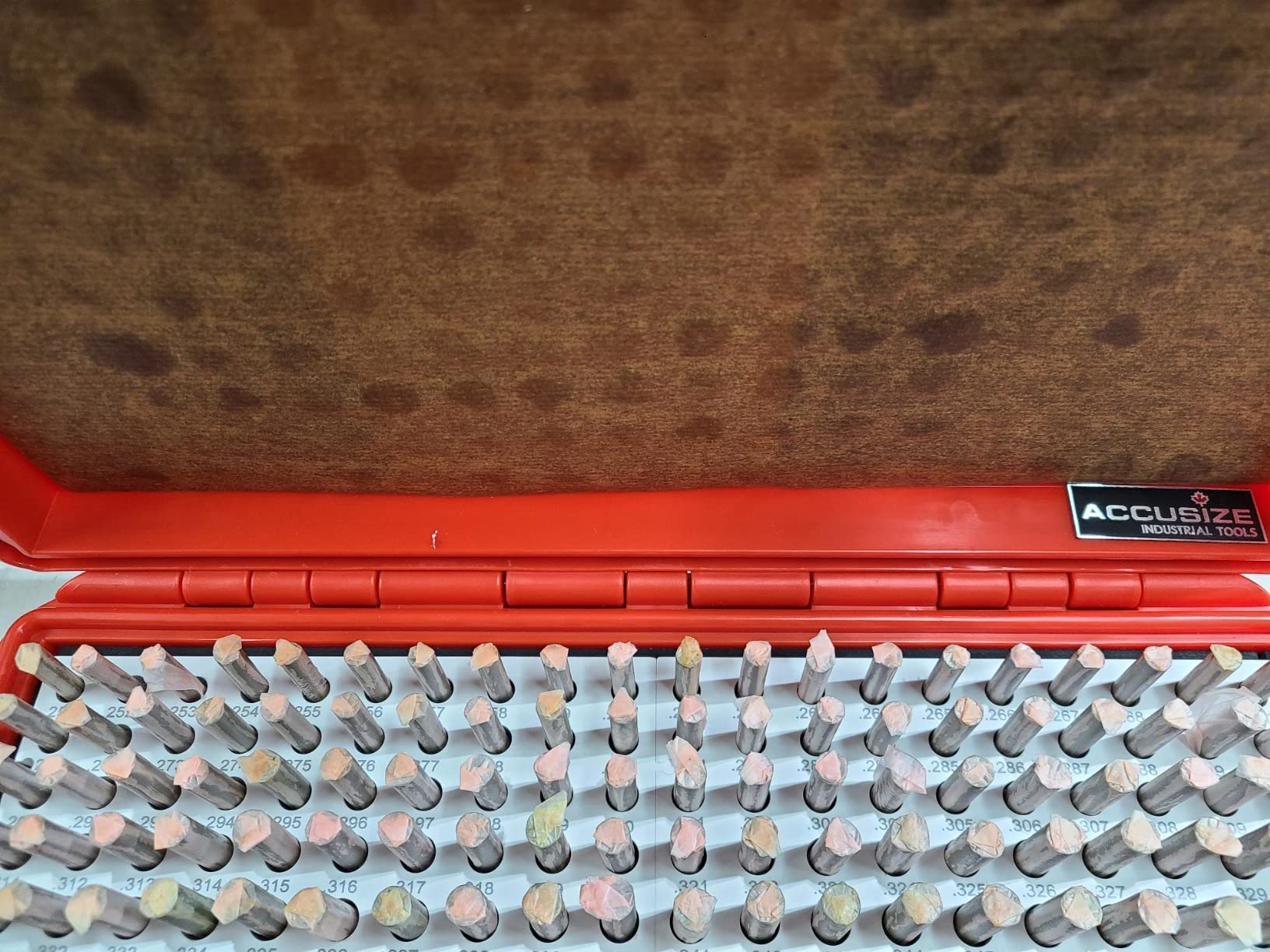 Accusize Industrial Tools - 190 Pc Precision Minus Class ZZ Pin Gauge Set, 0.061