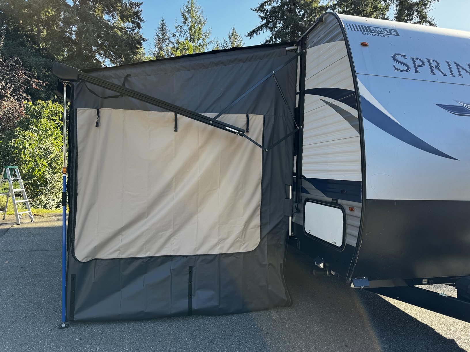 ShadePro - Villa RV Awning Screen Room - Add Room for Your Family Under Your RV Awning - Camper Screen Room for RV Patio or Porch Enclosure - Size 15 feet customer photo 2