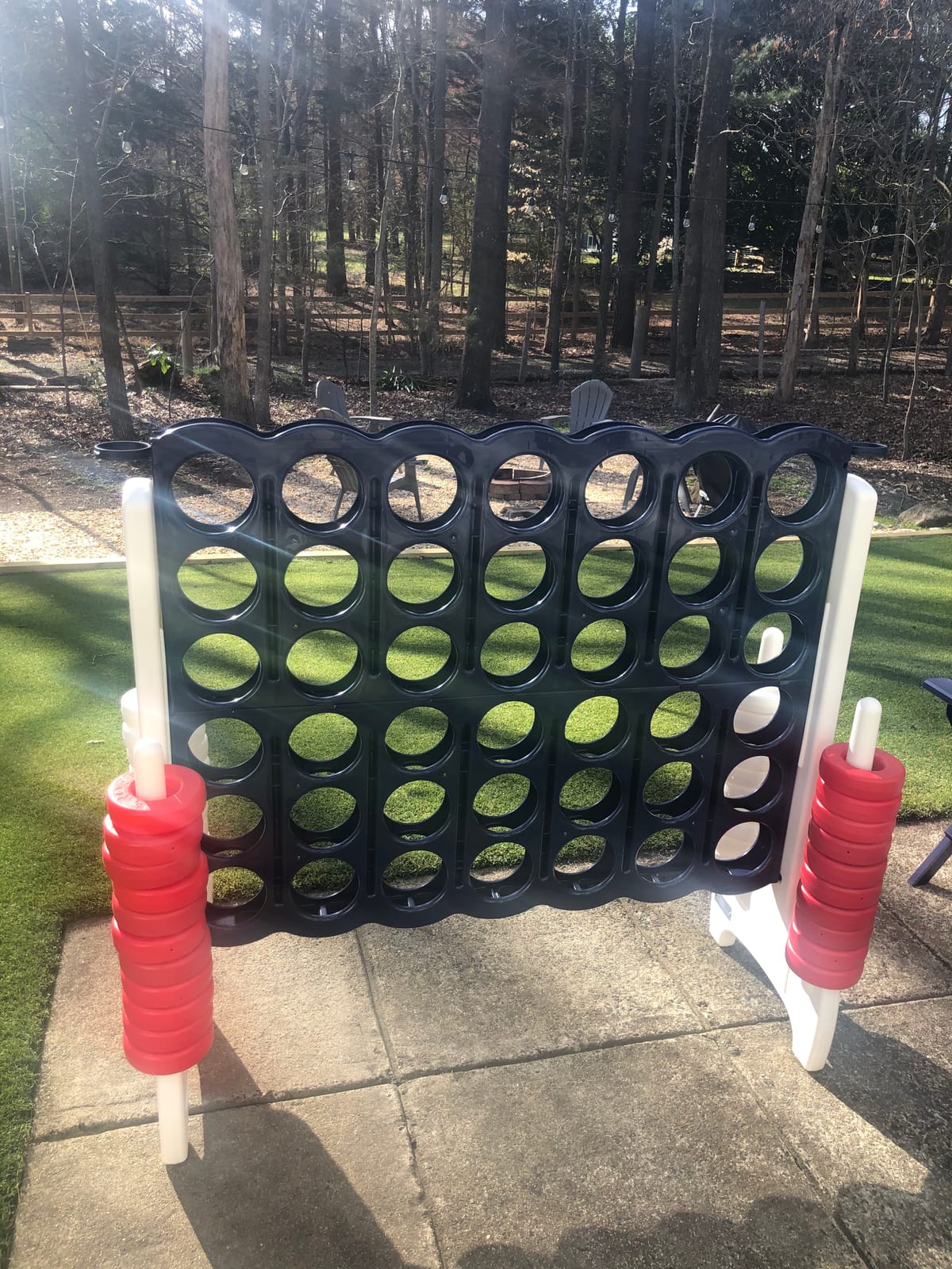 Jumbo 4-To-Score Giant Game with 42 Rings and Reset Sliders customer photo 2