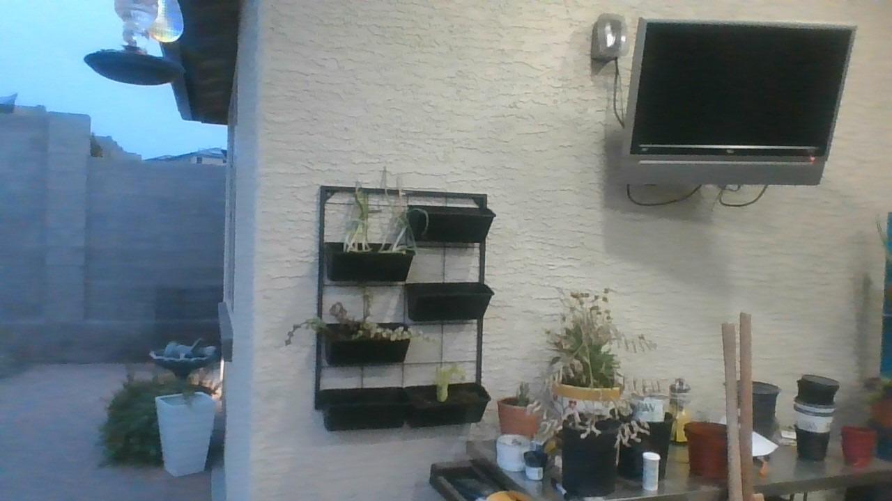 Vertical Wall Planter with 6 Removable Pots for Indoor or Outdoor, Metal Frame customer photo 2