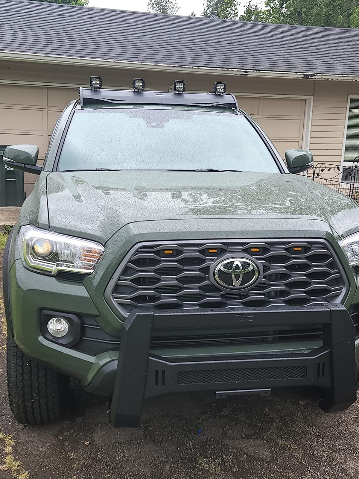 Hooke Road Tacoma Roof Rack for 2005-2023 Toyota Tacoma 2nd 3rd Gen (Double Cab Only) - Heavy Duty Steel Basket, Upper Storage for Outdoors Gear customer photo 2