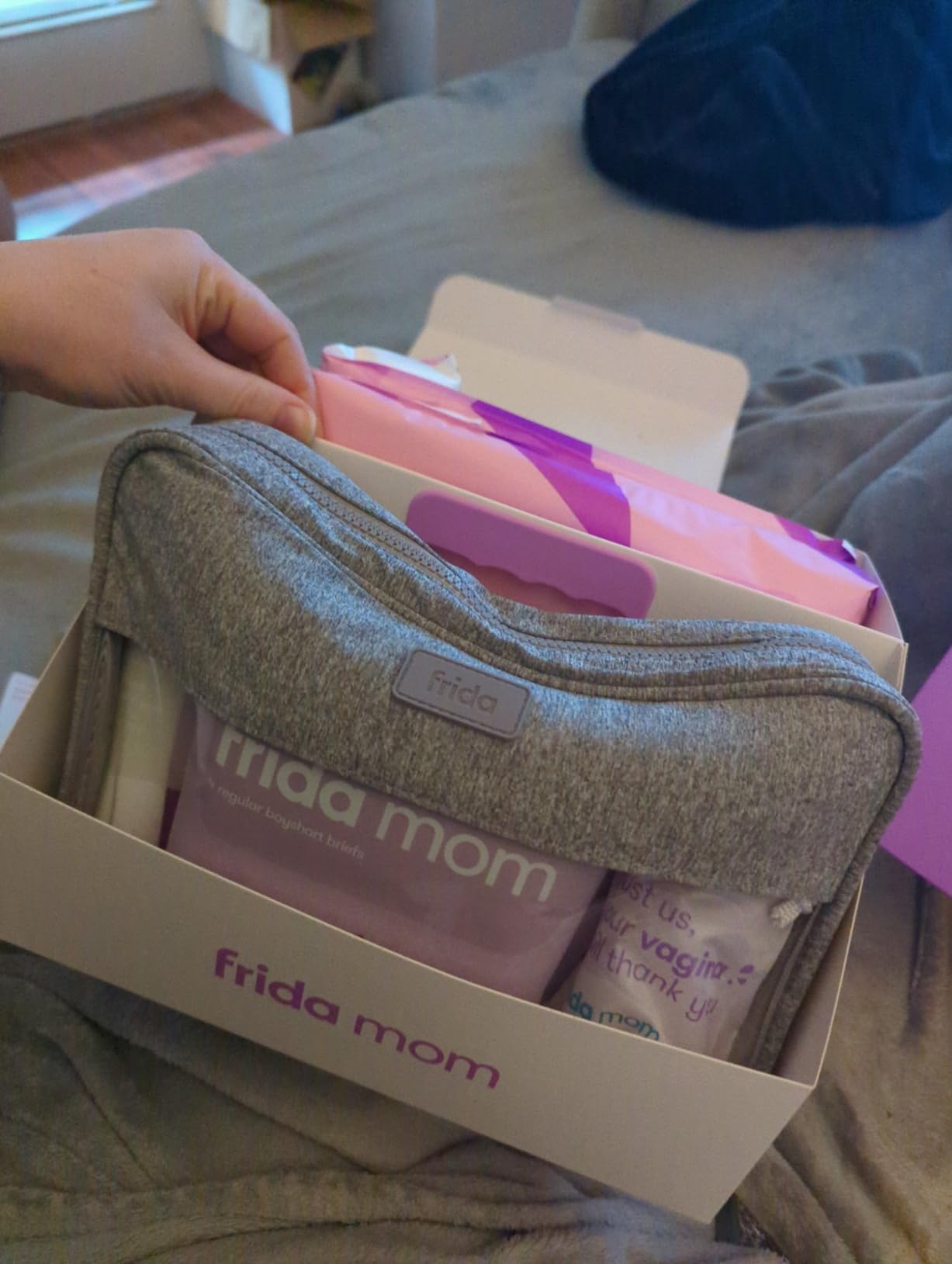 Frida Mom 15pc Labor & Postpartum Kit Gift Set for Baby Showers & Mom to Be customer photo 2