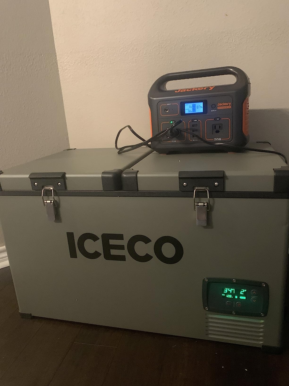 ICECO VL60 Dual Zone Portable Refrigerator with SECOP Compressor, 60 Liters Platinum Compact Refrigerator, DC 12/24V, AC 110-240V, 0℉ to 50℉, Home & Car Use (with Insulated Cover) customer photo 2