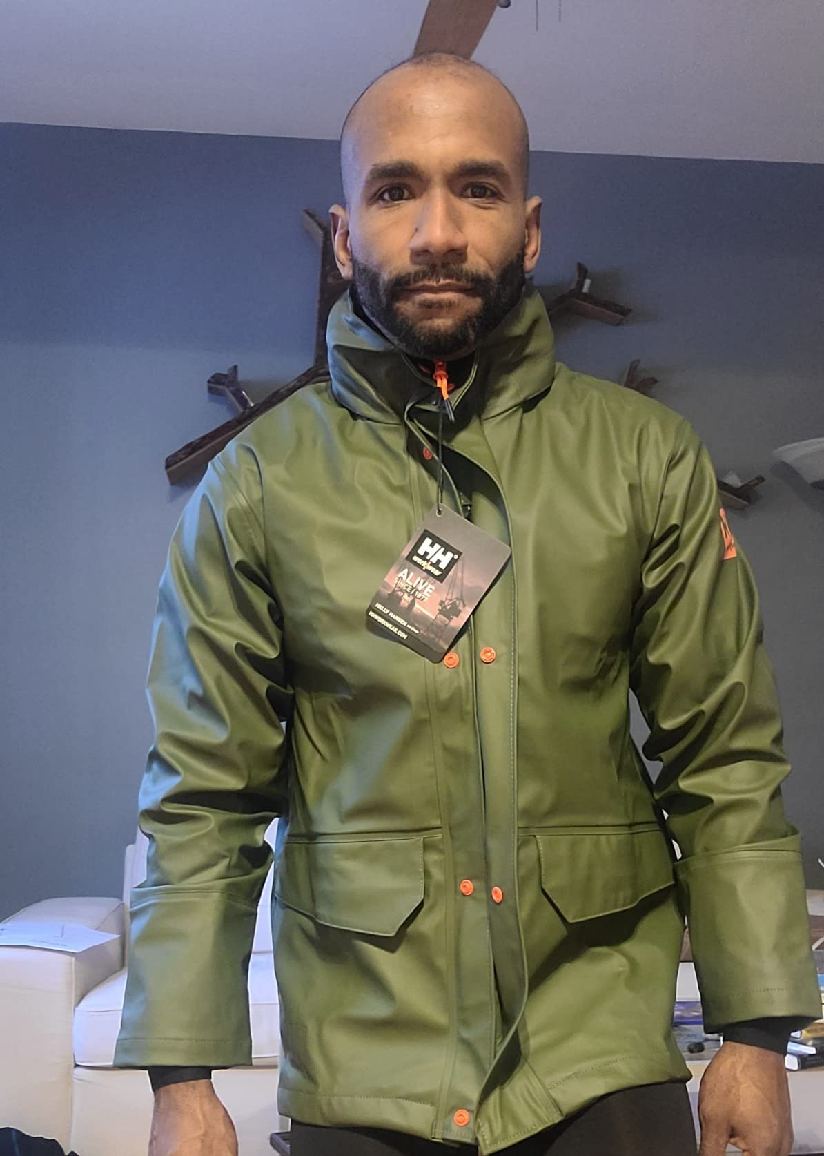 Helly Hansen Gale Men's Rain Jacket, Waterproof, Stretch Fit, Hiking Jacket customer photo 1