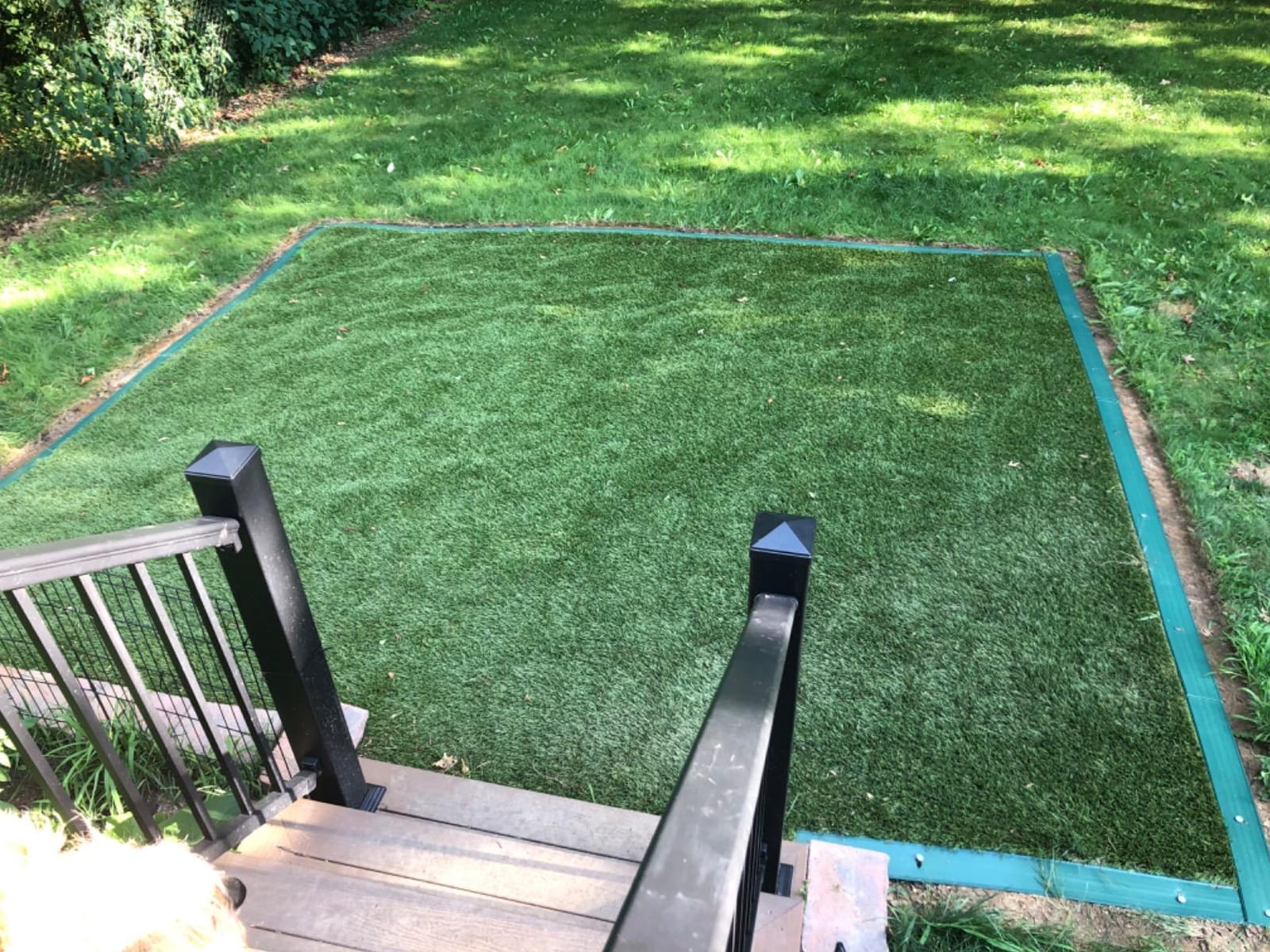 Dreamscape E-Z Edge Aluminum Landscape 24' Edging Kit, 4 Strips, 6' Each customer photo 2