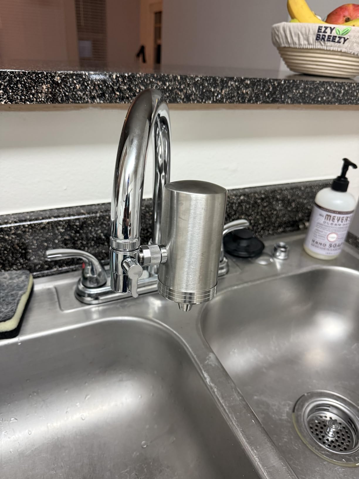 WINGSOL Stainless Steel Water Filter for Sink Faucet, NSF/ANSI 42&53, 360° Rotating Tap Purifier Reduce PFAS, Lead, Chlorine & Microplastics, 350 Gallons Long-Lasting Reinforced Housing Built-to-Last customer photo 1