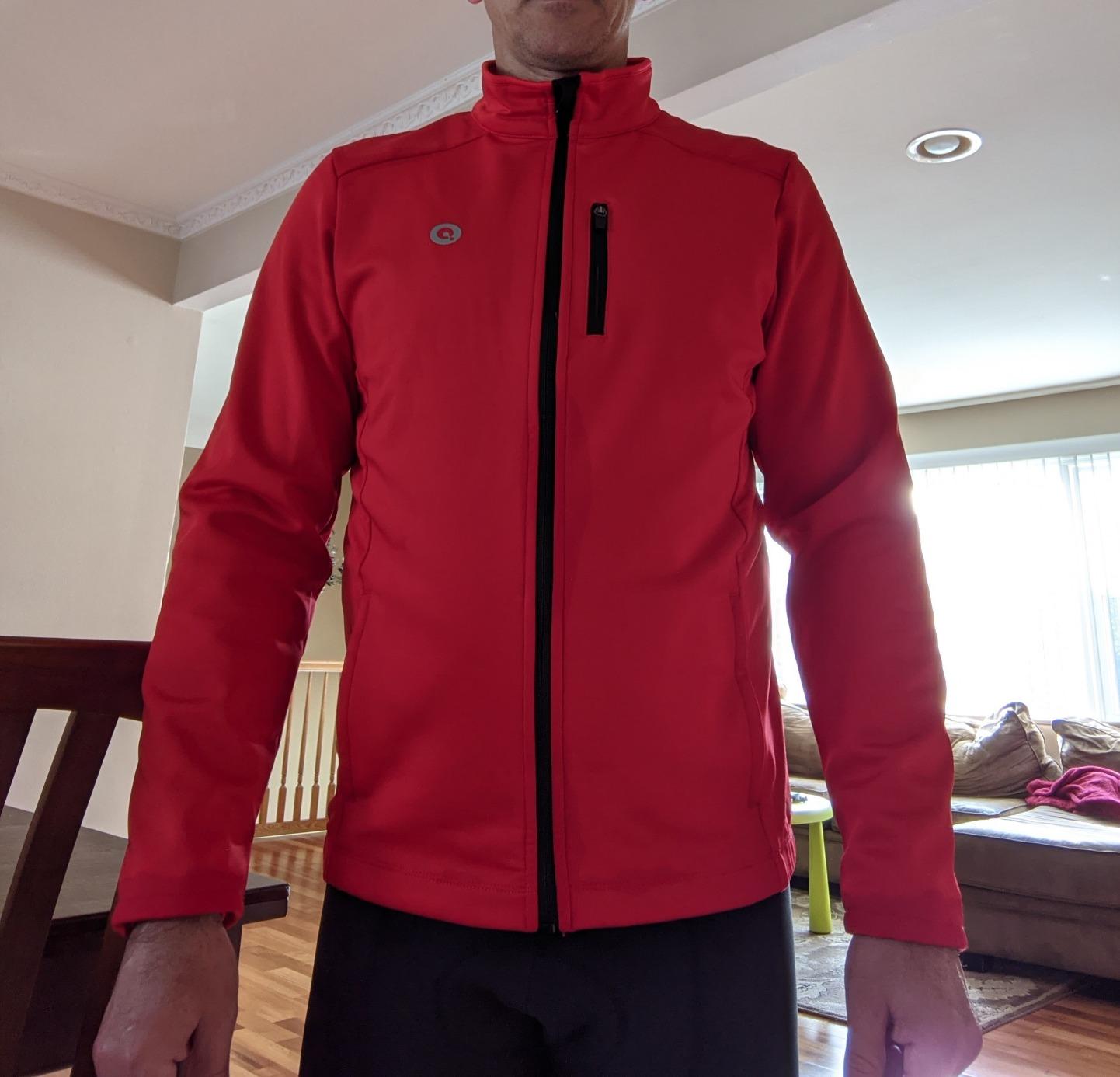 Przewalski Men's Winter Cycling Jacket, Thermal Windproof Running Coat customer photo 2