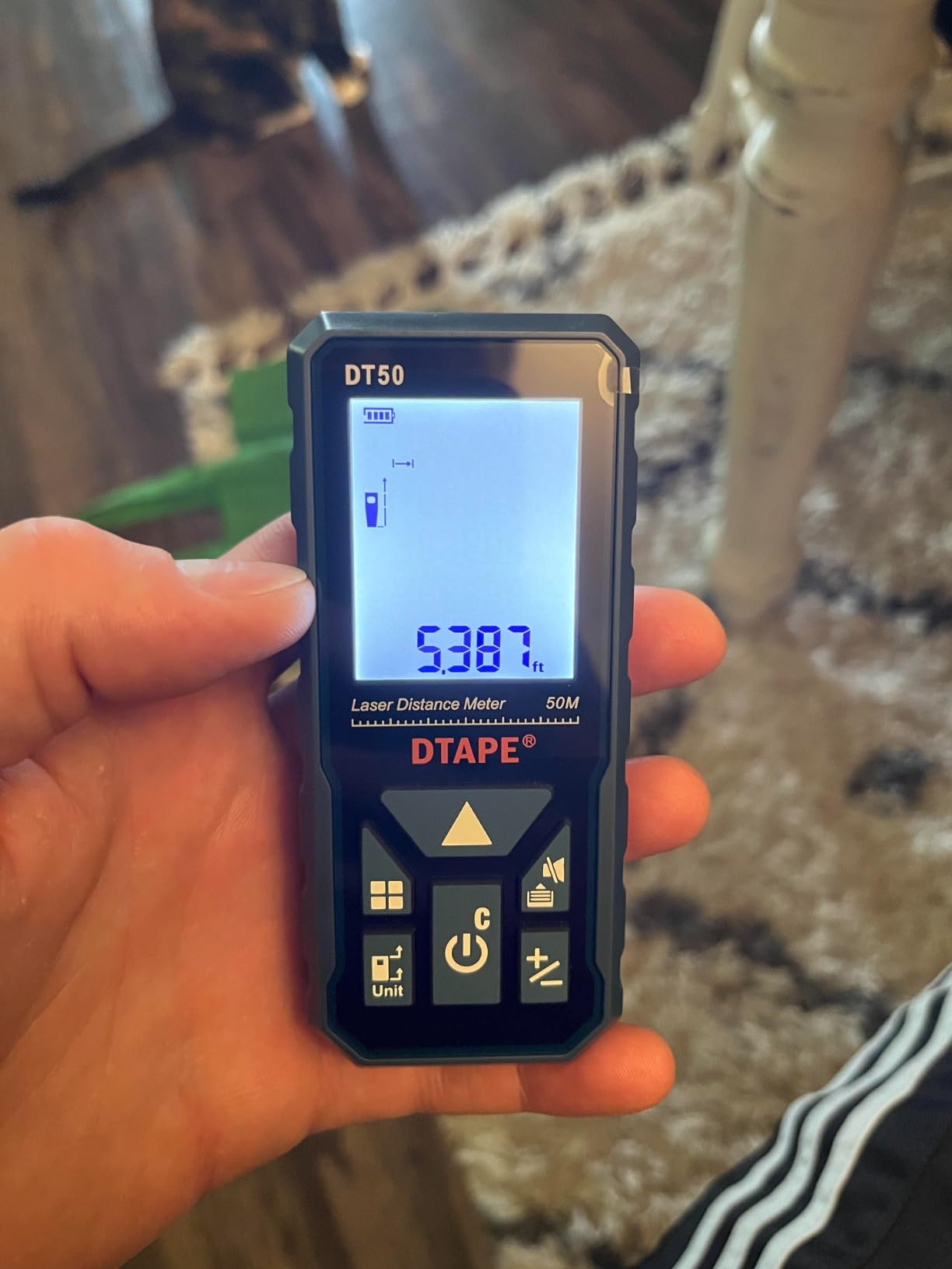 Laser Measure, DTAPE High-Accuracy Laser Measuring Tool, 2