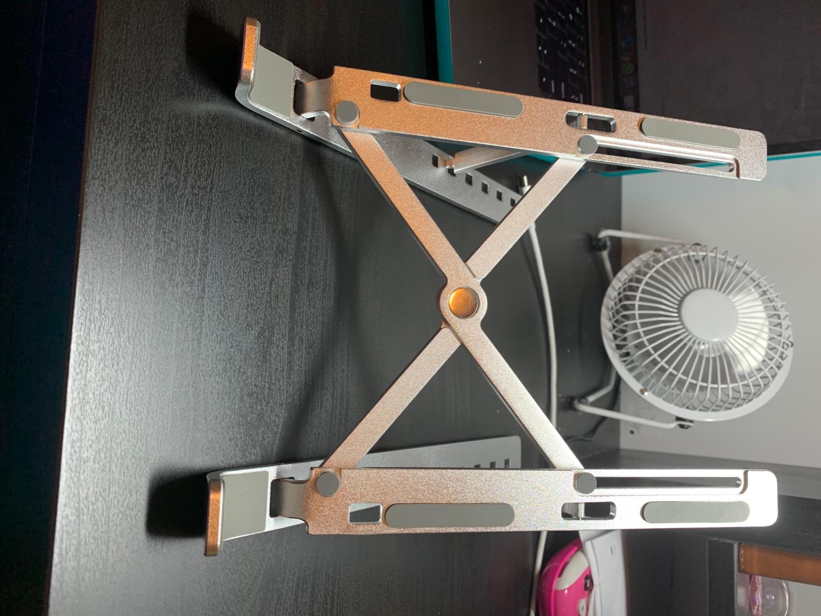 ivoler Laptop Stand, Laptop Holder Riser Computer Tablet Stand, Silver | For 10-15.6