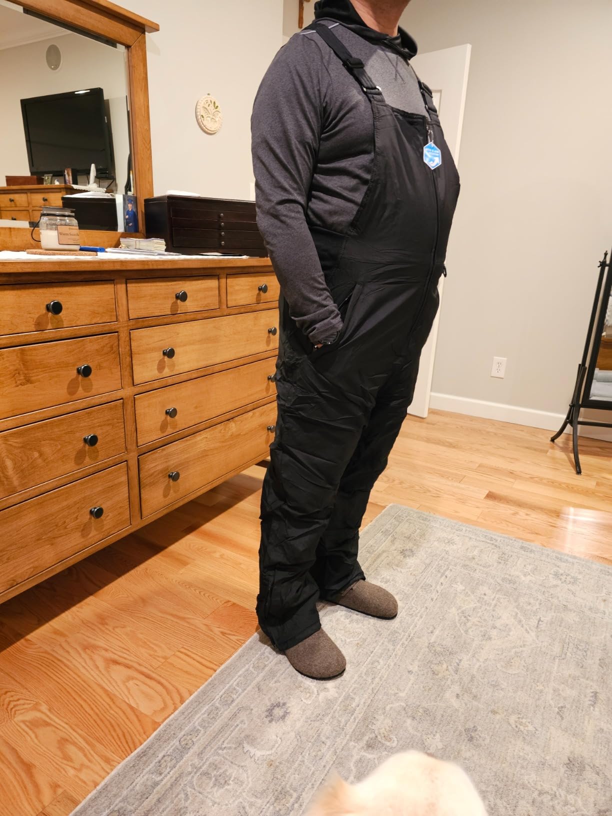 Arctic Quest Mens Insulated Snow and Ski Bib Overalls Snow Pants Snowboard Mens Overalls for Fishing, Hunting, Snowmobiling customer photo 1