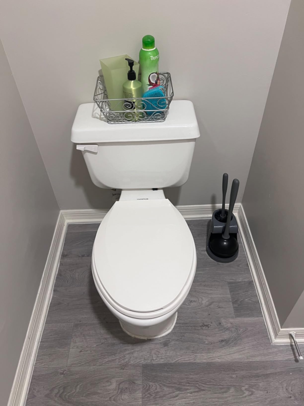 MR.SIGA Toilet Plunger and Bowl Brush Combo for Bathroom Cleaning, Black customer photo 2