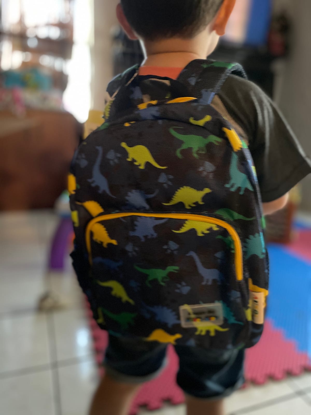 willikiva 3D Dinosaur Backpack Toddler Backpacks for Boys and Girls Kids Backpack Waterproof Preschool Safety Harness Leash (Light Blue) customer photo 1