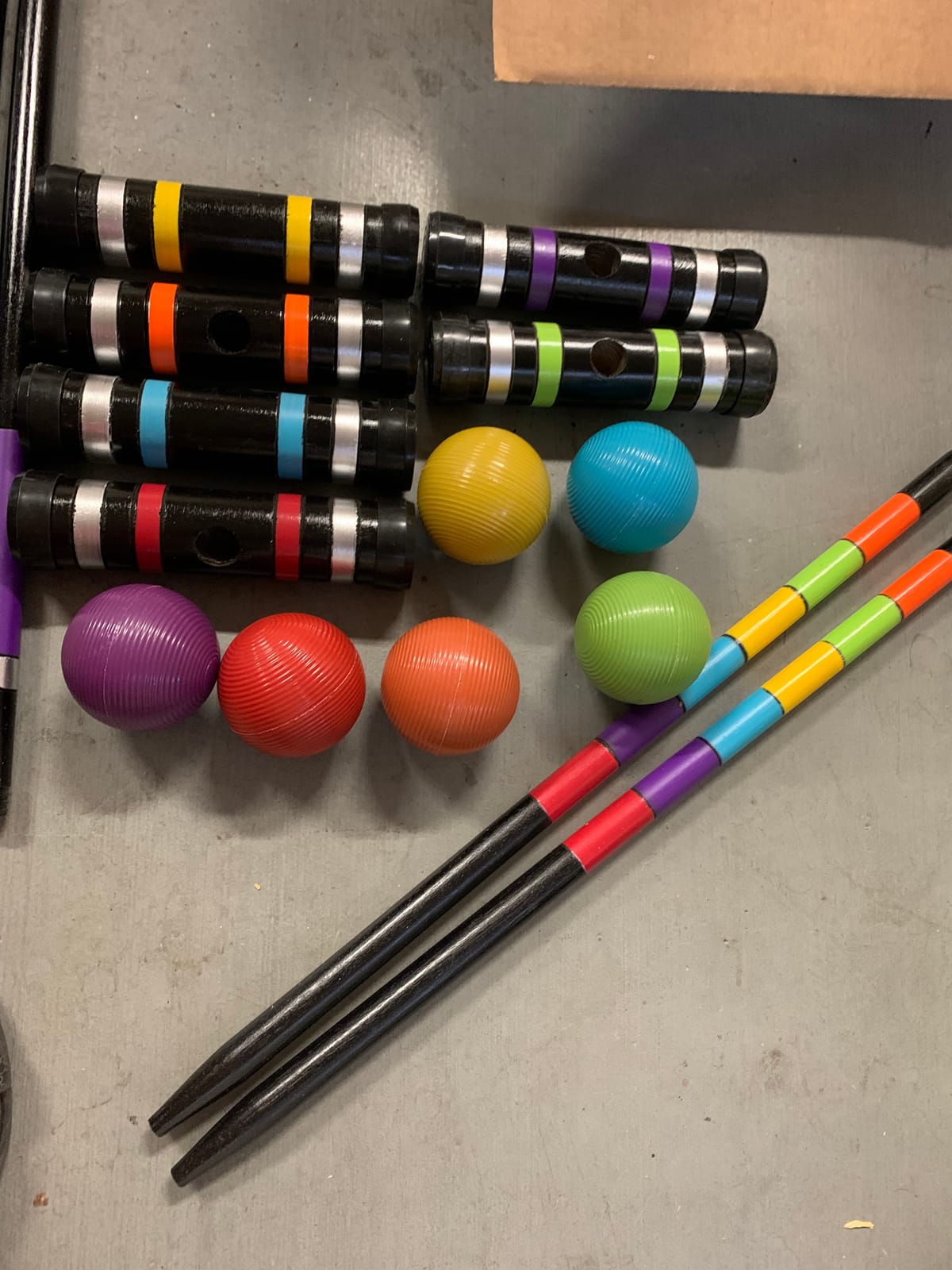 [6 Players]Premium Croquet Set for Families, BroWill Croquet Set with Carrying Bag for Yard Outdoor Lawn Backyard Games for Kids Adults All Ages, 35 Inch customer photo 1
