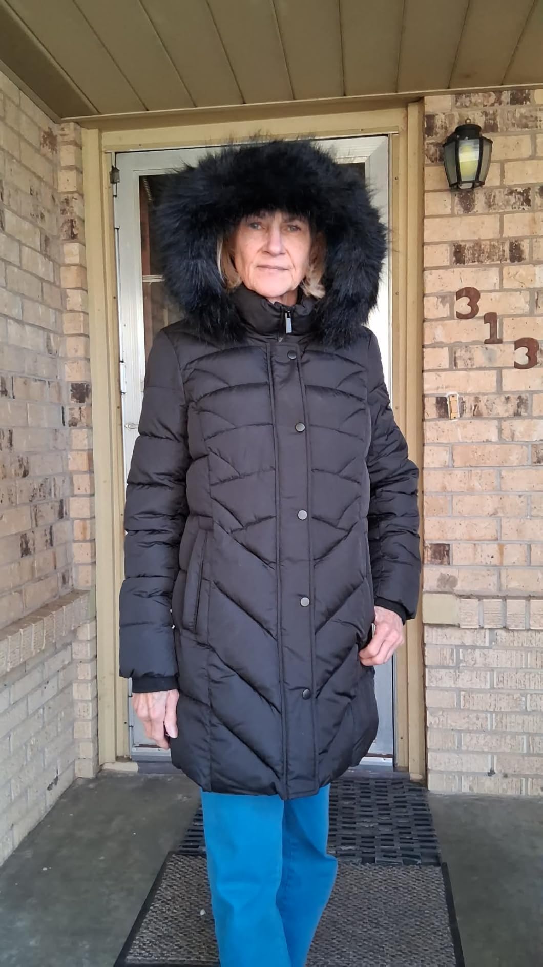 BINACL Women's Winter Warm Thicken Long Outwear Pockets Coat Parka Jacket XS-3XL customer photo 2