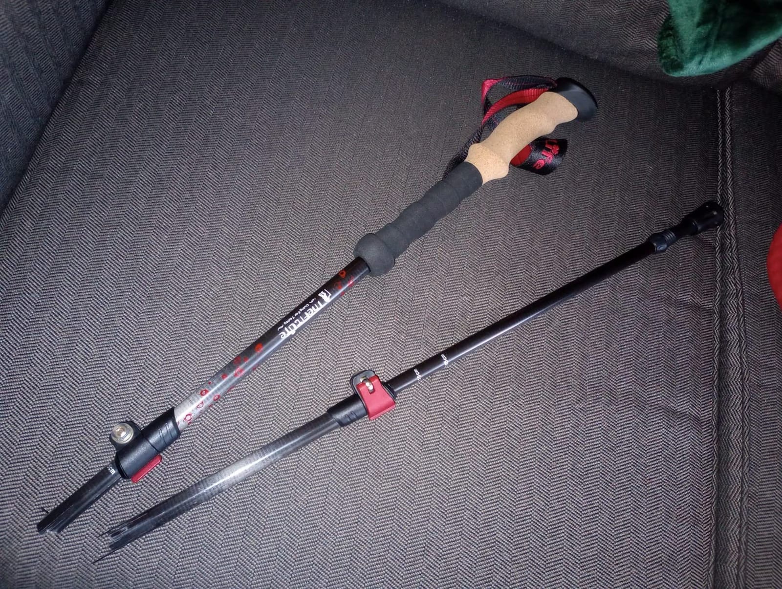 TheFitLife Carbon Fiber Trekking Poles Ultralight Walking Sticks for Hiking customer photo 2