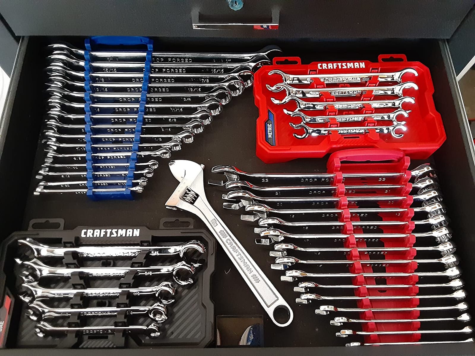 Max Torque 15-Piece Premium Combination Wrench Set, Chrome Vanadium Steel, Long Pattern Design | Include Metric Sizes 8-22mm with Storage Rack customer photo 2