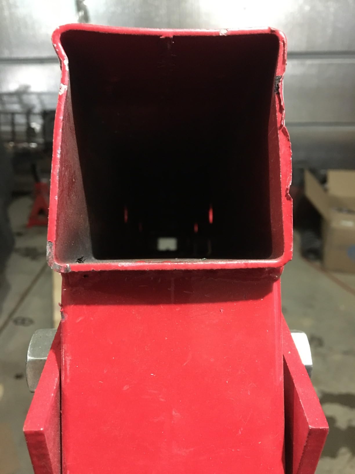 2 Ton Hydraulic Engine Hoist Crane, 4400LBS Folding Cherry Picker customer photo 2