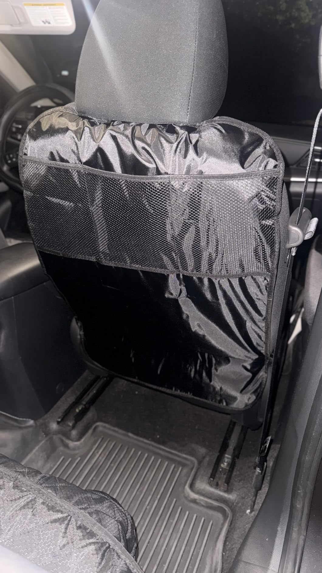 lebogner Back Seat Cover for Kids + 6 Pocket Storage Organizer, 2 Pack X-Large Kick Mats Backseat Protector with iPad Tablet Holder, Car Seat Back Protectors for Vehicles to Protect from Dirt & Mud customer photo 1
