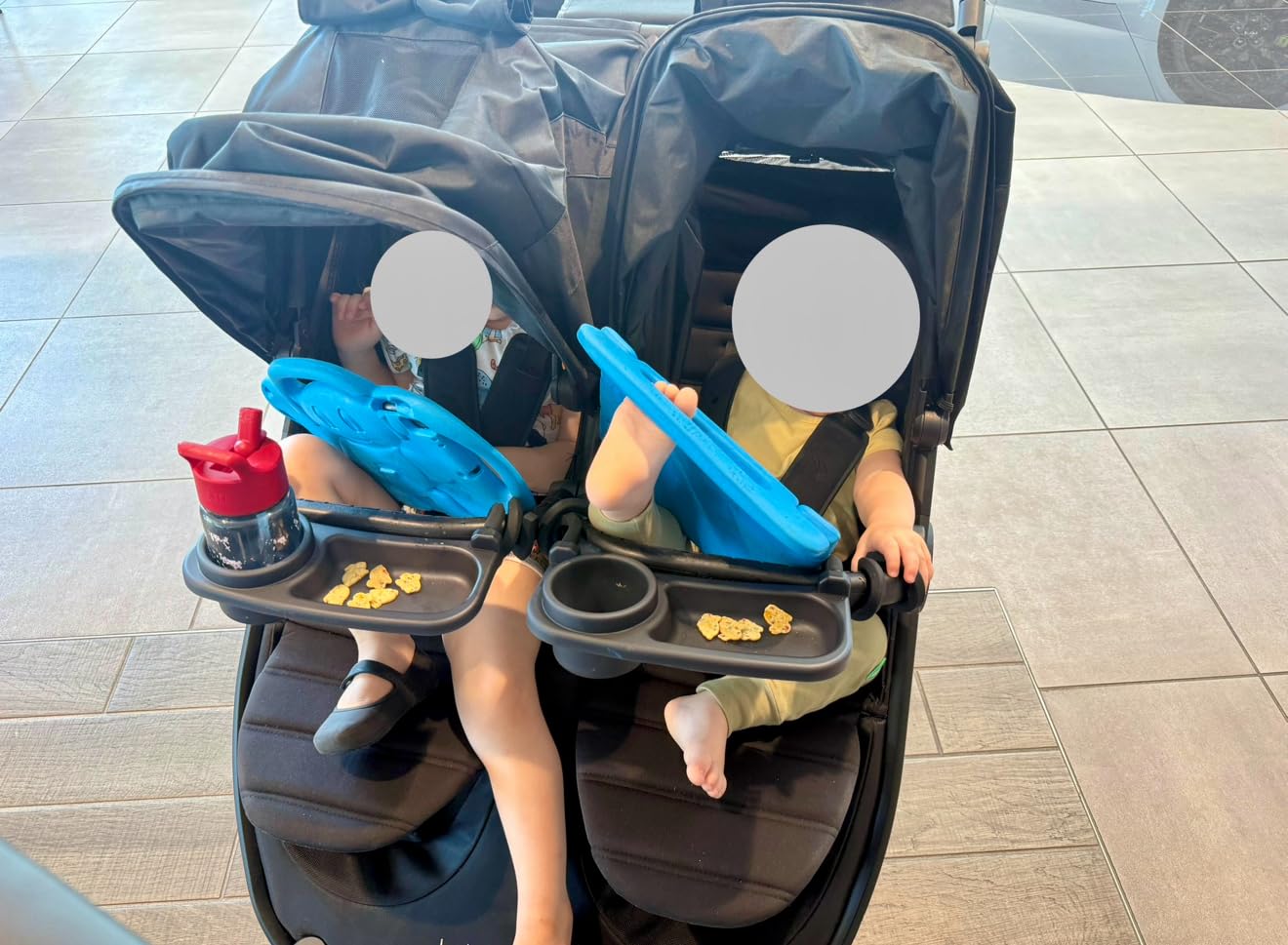Baby Jogger® City Mini GT2 All-Terrain Side by Side Double Stroller, Twin Stroller for Newborns and Toddlers, Compatible with Britax, Cybex, Graco, and Maxi Cosi Infant Car Seats, Jet Black customer photo 2