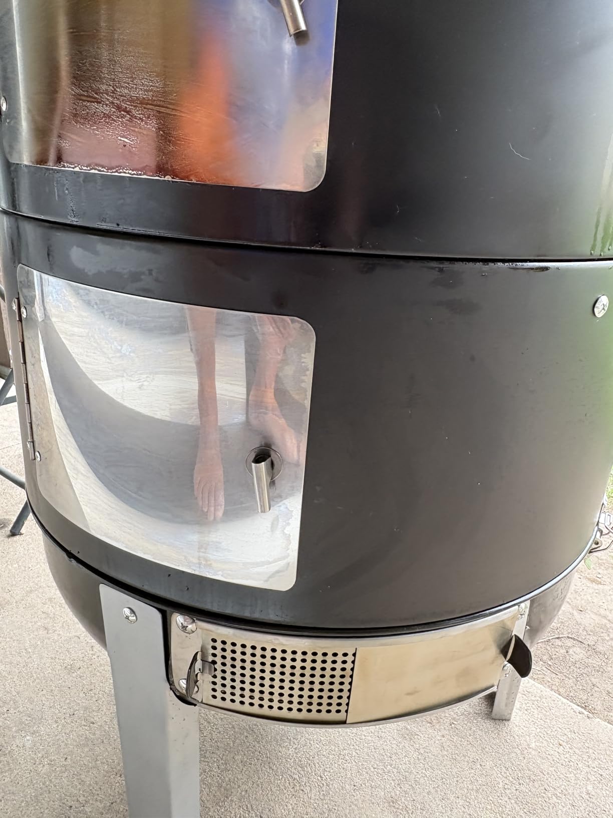 Realcook Charcoal BBQ Smoker Grill - 20 Inch Vertical Smoker customer photo 1