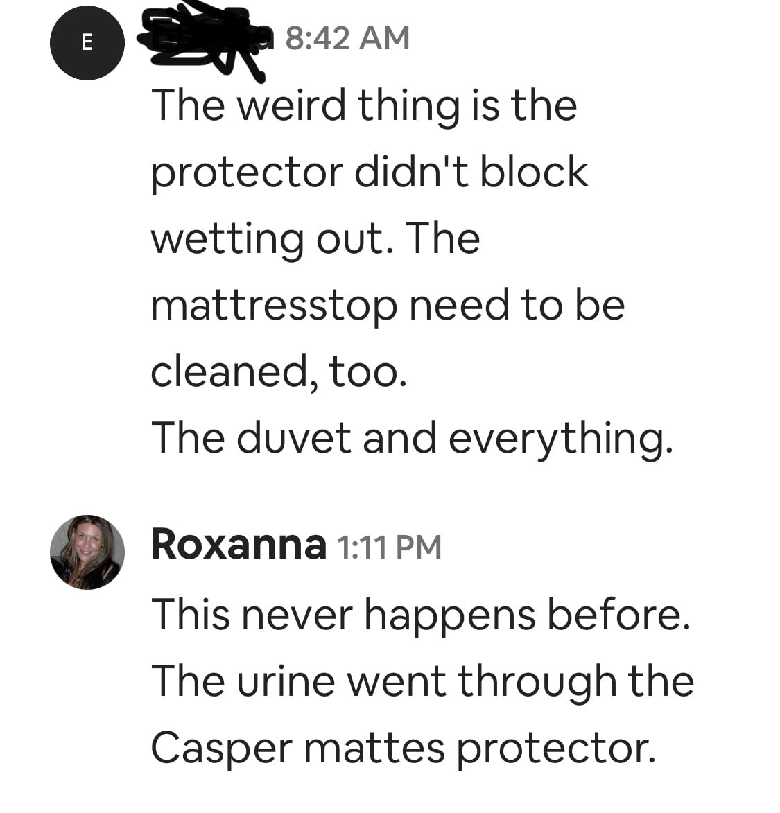 Casper Sleep Waterproof Mattress Protector, Queen, White customer photo 1
