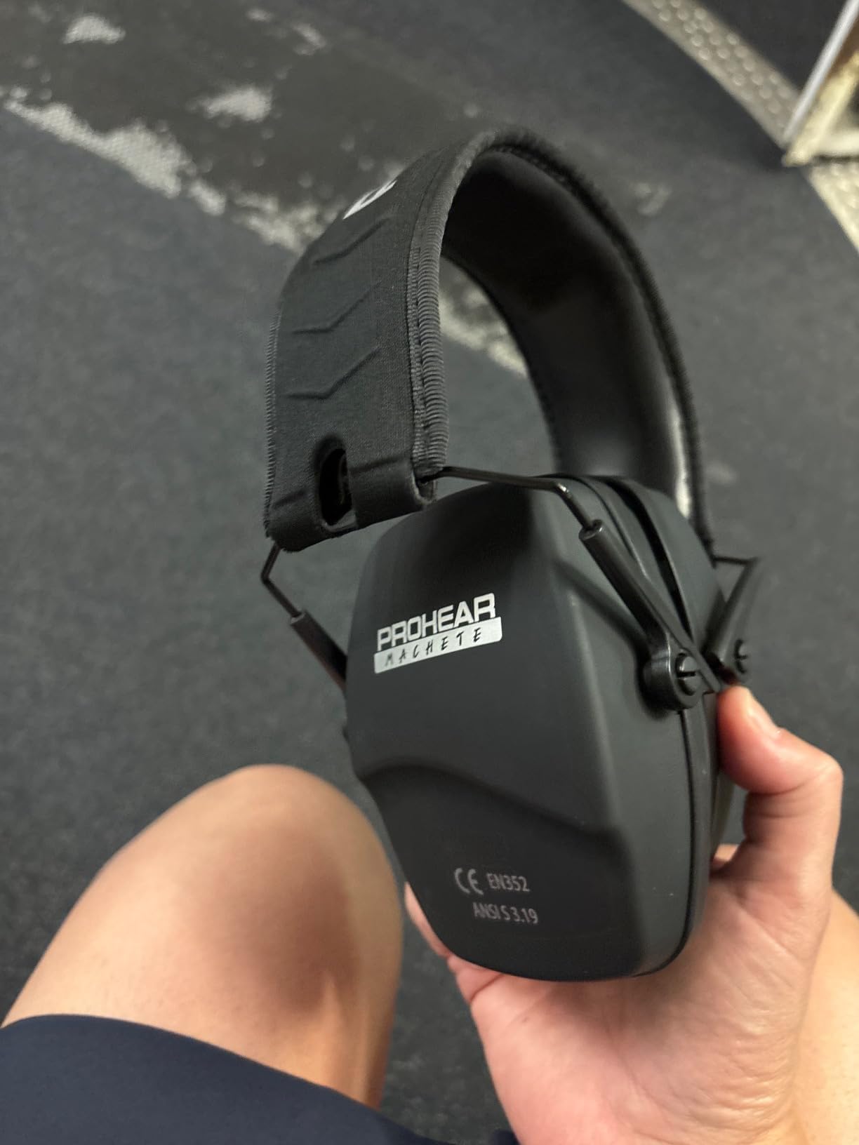 PROHEAR 016 NRR 26dB Shooting Ear Protection, Slim Passive Earmuffs customer photo 2