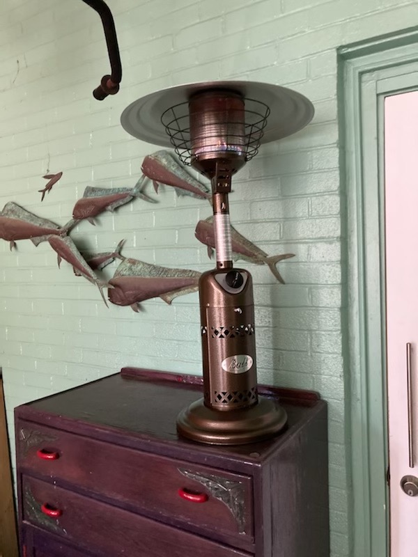 BALI OUTDOORS Portable Patio Heater | Outdoor Propane Table Top Heater, Bronze customer photo 1