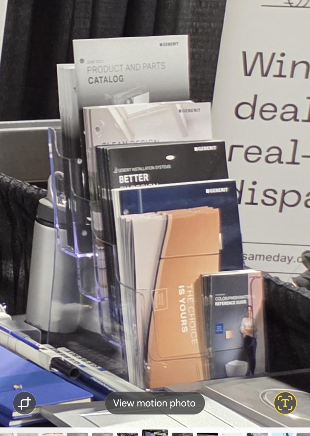 MaxGear 4 Tier Brochure Holder, 8.5 x 11, Removable Divider, 1 Pack customer photo 1