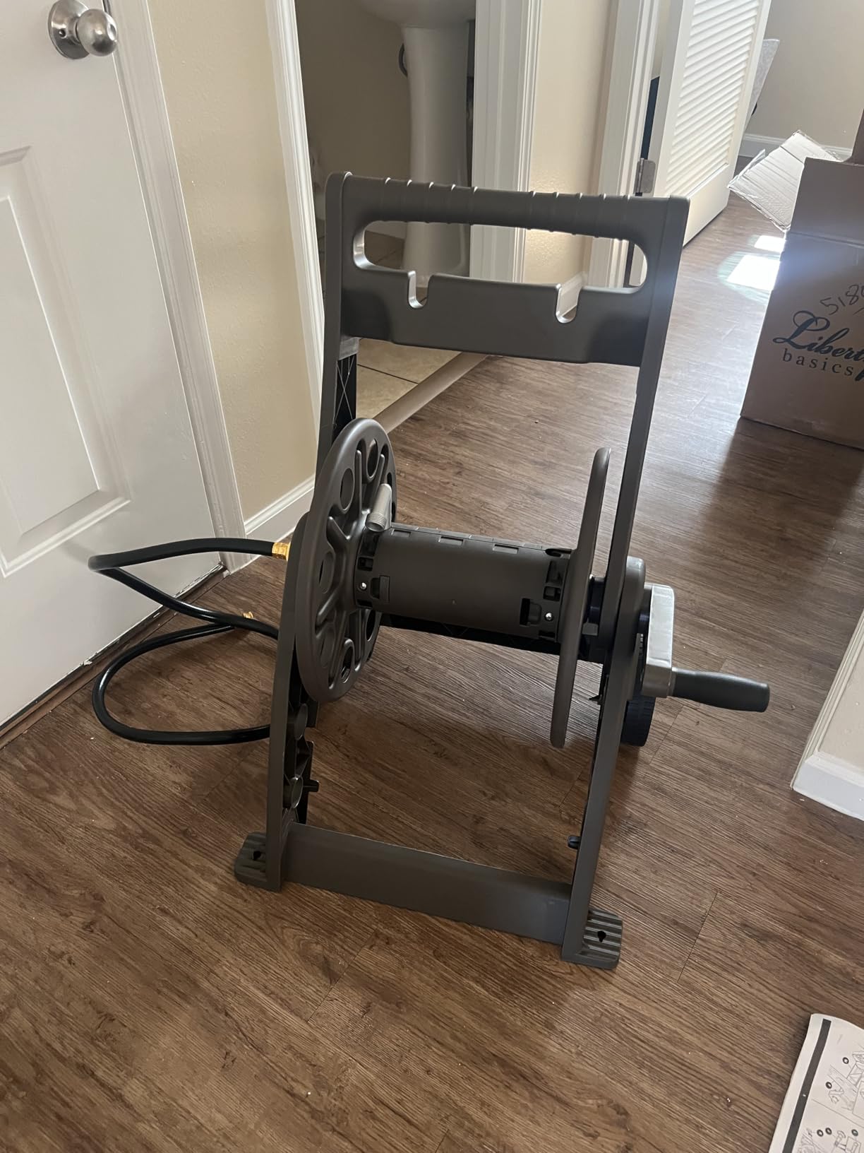 Liberty Garden Products 514 Two Wheel, Hose Cart, Plastic, Bronze (Assembly required) customer photo 1