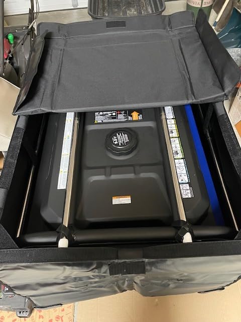 IGAN Generator Covers While Running for most 3500w-12000w Generators - Ultra Heavy Duty Generator Covers for Outside - Portable Waterproof Generator Cover, Generator Enclosure Outdoor, Black customer photo 1
