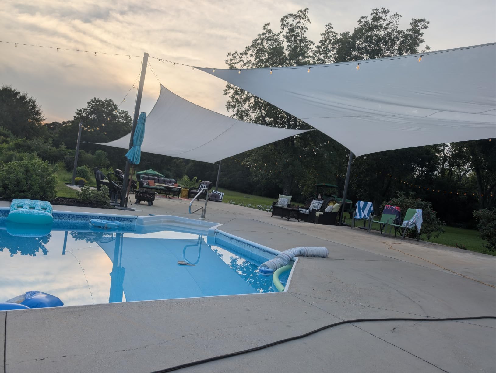 Quictent Sun Shade Sail for Patio with Hardware Kit 185GSM 26x20ft Brown | Rectangular Outdoor Sunshades UV Block Outside Canopy Cover for Commercial, Backyard, Garden, Deck customer photo 1