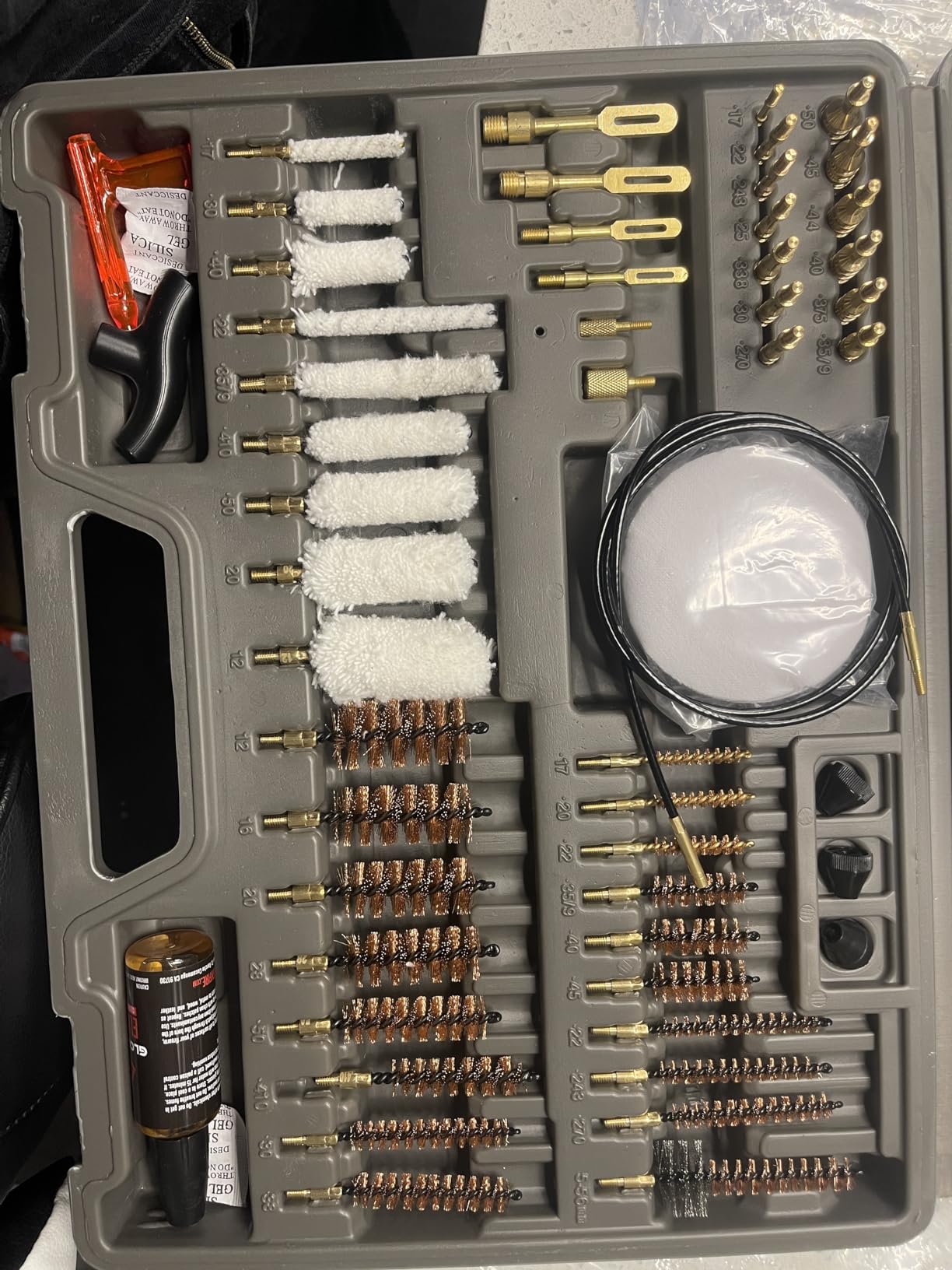 GLORYFIRE Elite Universal Gun Cleaning Kit with Reinforced Rods | All-Brass Brushes and Jags, Reinforced and Lengthened Rods for all Caliber, Cotton Mops, Wire Rope for Hunting and Shooting customer photo 2