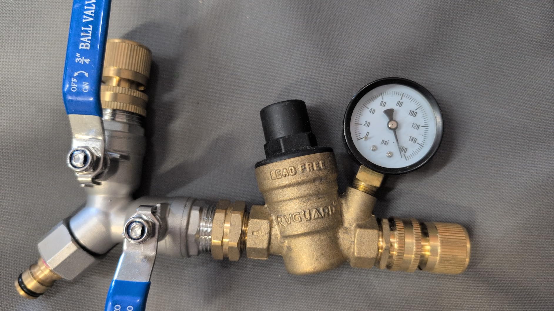 RVGUARD RV Water Pressure Regulator Valve, CSA Approved, Lead-Free Brass customer photo 1